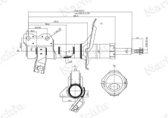 ������ ������������ ������ ������ NI X-Trail T30 00-05 Narichin NAN1238R NAN1238R ����