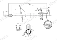 ������ ������������ �������� ������ SU Forester SF 97-02 Narichin NAS1156R NAS1156R ����