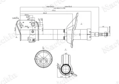 ������ ������������ �������� ����� SU 2.0/2.5T - Forester 02- Narichin NAS1046L NAS1046L ����