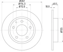 ���� ��������� ��� Mazda 626 IV Hatchback GE 2.0 i 08.1991 - 04.1997 Mazda 626 IV GE 2.0 i 01.1992 - 04.1997 Nisshinbo ND5006K ND5006K ����