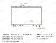 �������� ������������ AT, MARK II, Chaser, Cresta JZX100 96-99 Markii, Verossa GX110 1G-FE 00- Narichin NDT1105 NDT1105 ����