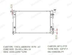 �������� ������������ AT, Toyota Vista/Ardeo 1AZ/1ZZ/3S 98-03 Narichin NDT1138 NDT1138 ����