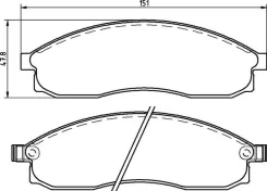 ������� ��������� �������� ����� PF-2309 Nissan Maxima III J30 3.0 i 10.1988 - 06.1994 Nissan Bluebird U13, U14 2.0 11.1991 - 08.2001 Nisshinbo NP2047...