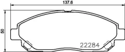 ������� ��������� �������� ����� Mitsubishi/Soueast Freeca/ Freeca, Freeca Landio Nisshinbo NP3055 NP3055 ����