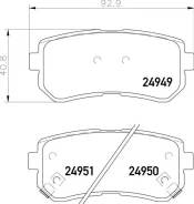 ������� ��������� �������� ��� Hyundai i20 PB, PBT, ix20 JC Nisshinbo NP6117 NP6117 ����