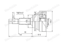 ���� �������� Nissan Avenir/Bluebird/Serena C23/Largo GA16/CD20/SR20/GA15 93- Narichin NUP2260 NUP2260 ����