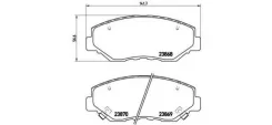 ������� ��������� �������� Acura ILX Saloon 09/12- / Honda Dongfeng Civic IX FB_ 10/11-12/16 / Honda Dongfeng CR-V RD_ 06/04-02/07 / Honda Accord Coup...