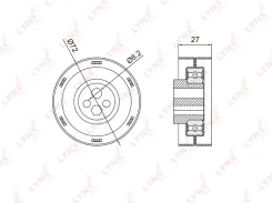 ����� �������� ����� ��� AUDI 80/A4/A6 2.4/2.6/2.8 94-97 / �1 / VAR.2 LYNX PB1005 PB1005 ����