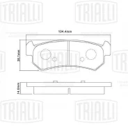 ������� ��������� ��� �/� Chevrolet Lacetti 04- ����. �� 2007 �/� ��� Chevrolet Lacetti 04- Trialli PF4019 PF4019 ����