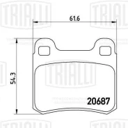 ������� ����. ��� �/� Mercedes E-Class W124 84- ����. ���. ��� ����/��� Mercedes E-Class W124 84- ����. ���. Trialli PF4055 PF4055 ����