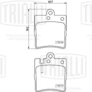 ������� ����. ��� �/� Mercedes C-Class W203 00- ����. ���. ��� ����/��� Mercedes C-Class W203 00- ����. ���. Trialli PF4072 PF4072 ����