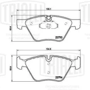������� ��������� �������� ����� BMW 5 E60 02- ����. �����. Trialli PF4178 PF4178 ����
