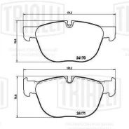 ������� ��������� �������� ����� BMW X5 E70/F15 07-/X6 E71-F16 08- ����. �����. Trialli PF4180 PF4180 ����