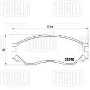 ������� ����. ��� �/� Mitsubishi L200 96- ����. �����. ����� ����/��� Mitsubishi L200 96- ����. �����. Trialli PF4297 PF4297 ����