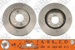 ����. ���� ���. ����.280x26 4 ���. Hyundai Elantra III XD Avante 2.0 CRDi 113 �. �. 2001 - 2006 Elantra III XD Avante 1.6 105 �. �. 2003 - 2006 Elantr...