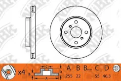 ���� ��������� ����� ����/��� Toyota Yaris _P13_, Yaris _P9_, Yaris / VIOS ����� _P9_ NIBK RN1309 RN1309 ����