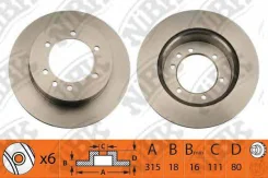 ���� ��������� ��� ����/��� Nissan Patrol GR V Wagon Y61, Patrol GR IV Y60, GR NIBK RN1240 RN1240 ����