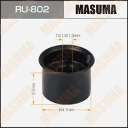 ����������� ������ ���. ������ VW Passat 05 Masuma RU802 RU802 ����