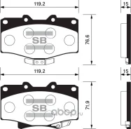 ������� �������� �������� Toyota Land Cruiser 4.0-4.2TD 90/4Runner 2.4-3.0TD 87-96 SP1420 Sangsinbrake SP1420 SP1420 ����