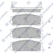 ������� �������� �. Subaru Legacy 1.8-2.5i 90/Impreza 1.6-2.0 92-00 SP1537 Sangsinbrake SP1537 SP1537 ����