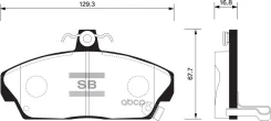 ������� �������� �. Honda Civic 1.4-2.0 16V 95-01, Rover 200/400 90-00 SP1571 Sangsinbrake SP1571 SP1571 ����