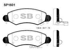 ������� �������� �����. Suzuki Wagon/Ignis II R+ 1.3i/1.5i/1.3DDiS, Subaru Justy 1.3/1.5 03 SP1601 Sangsinbrake SP1601 SP1601 ����