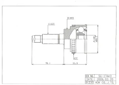 ���� ������� ABS, Made in Japan SZ Swift 1.3 2/4WD 00- HDK SU017A43 SU017A43 ����
