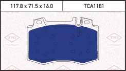 ������� ��������� �������� ����� Mercedes W163/W220 98- Tatsumi TCA1181 TCA1181 ����