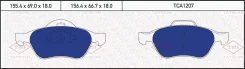 ������� ��������� �������� ����� Renault Megane 04- Tatsumi TCA1207 TCA1207 ����