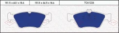 ������� ��������� �������� ����� Mercedes W210 95- Tatsumi TCA1226 TCA1226 ����