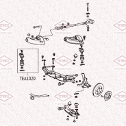 ����� ������� ������� L/R Hyundai H-1 00-/ Mitsubishi L300/Space Gear 84- Tatsumi TEA1020 TEA1020 ����