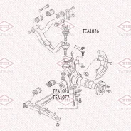 ����� ������� ������ L/R VW Transporter 90- Tatsumi TEA1077 TEA1077 ����