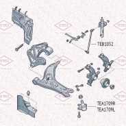 ����� ������� ������ L ����� ��� AUDI A2 00-VW Fox/Polo 01-Skoda Fabia/Roomster 99- Tatsumi TEA1709L TEA1709L ����