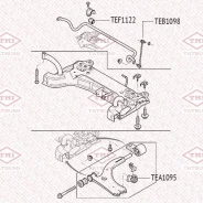 ���� ������������� �������� L/R FORD Fiesta/Fusion 01-/ Mazda 2 03- Tatsumi TEB1098 TEB1098 ����