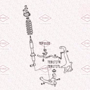 ���� ������������� �������� R Toyota Land Cruiser 03-/ Lexus GX 01- Tatsumi TEB1727R TEB1727R ����
