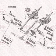���������� ������� ���� ���. Renault Clio/Megane/Scenic/Kangoo 96, Nissan Micra 99 Tatsumi TEC1710L TEC1710L ����