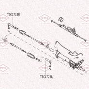 ���������� ������� ���� L Nissan Navara/Pathfinder 04- Tatsumi TEC1725L TEC1725L ����