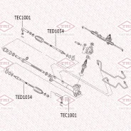 ���� ������� L/R Nissan X-Trail 00- Tatsumi TED1034 TED1034 ����