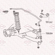 ������ ������������� ������� � ����������� ��� Mercedes W163 -05 Tatsumi TEF1162 TEF1162 ����