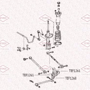 ����������� ������ ����� ��� ����/��� Toyota Camry -06 Tatsumi TEF1261 TEF1261 ����