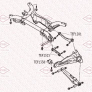 ����������� ������� �������� ����������� ������ Mitsubishi Lancer -09 Tatsumi TEF1281 TEF1281 ����