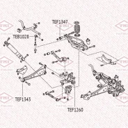 ����������� ������� ������� ����������� ������ ��� ����/��� Toyota RAV4 05- Tatsumi TEF1347 TEF1347 ����