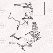 ����������� ������� �������� ������ ��� ����/��� Mitsubishi Pajero 06- Tatsumi TEF1359 TEF1359 ����