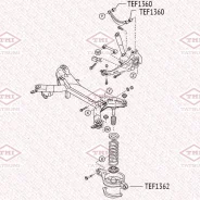 ����������� ������� �������� ����������� ������ Mazda 6 -08 Tatsumi TEF1360 TEF1360 ����