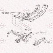 ����������� ����. �������� ����������� ������ Mazda 3 03 Tatsumi TEF1414 TEF1414 ����