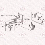 ����������� ��������� ������ ������ ��� ���������� Honda CR-V 07- Tatsumi TEF1545 TEF1545 ����