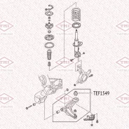 ����������� ��������� ������ ������ Mazda MPV -06 Tatsumi TEF1549 TEF1549 ����