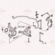 ����������� ��������� ������ ����� ����/��� Honda Jazz -08 Tatsumi TEF1548 TEF1548 ����