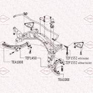 ����������� ��������� ������ ������ Nissan Almera -05 Tatsumi TEF1552 TEF1552 ����