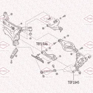 ����������� ������ ����� ��� ����/��� Nissan Murano/Elgrand/Presage/Quest 02-Infiniti FX 02- Tatsumi TEF1845 TEF1845 ����